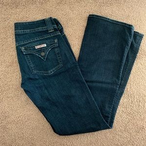 HUDSON dark wash flare jeans